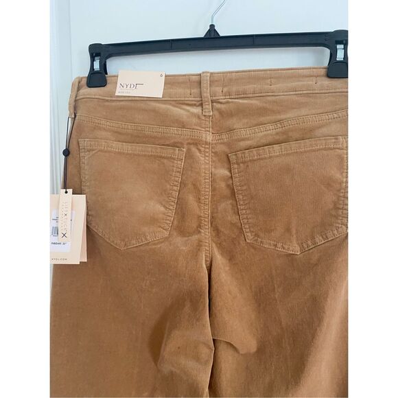 NYDJ Sand Dune Denim Teresa Wide Leg Pants Size 6 NWT - Picture 7 of 8